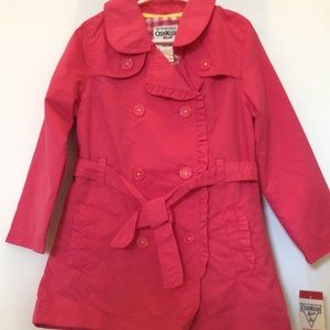OshKosh B'Gosh Girls Size 6 Trench Coat